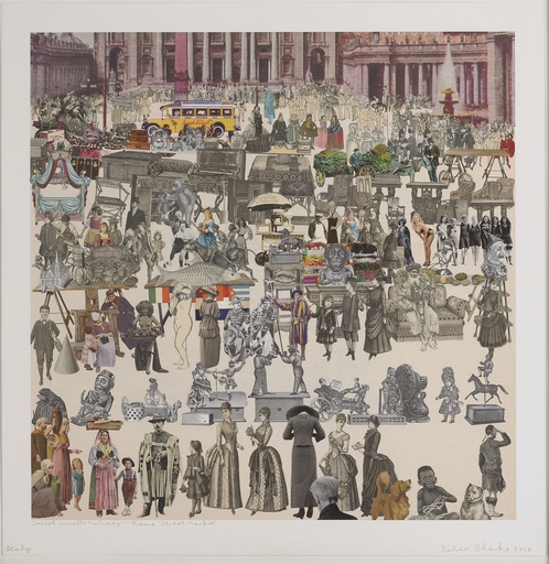 Joseph Cornell’s Holiday – Italy, Rome. ‘Street Market’