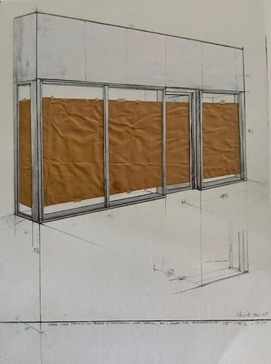 Store Front. Project for the Museum of Merchandise Arts Council, Philadelphia