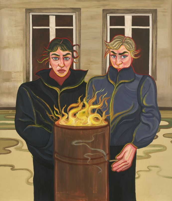 Burning Barrel