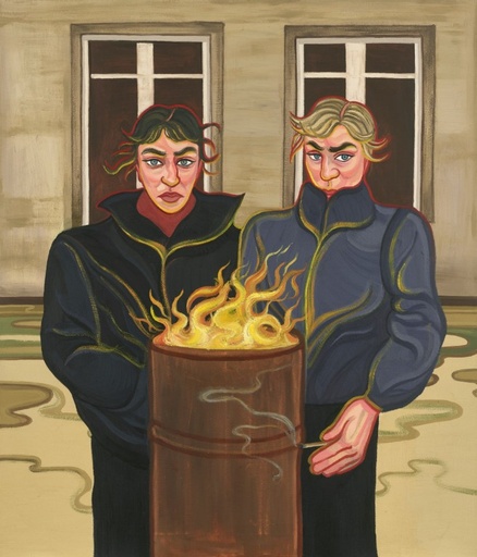 Burning Barrel