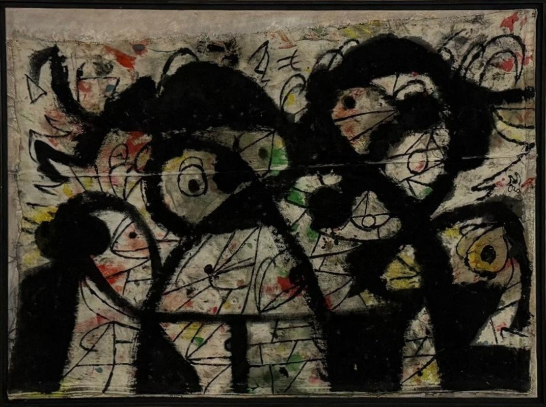 Personnage, oiseaux